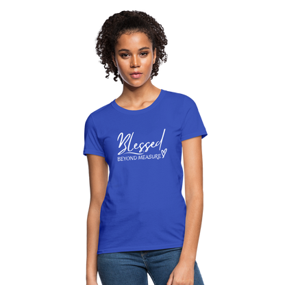 Blessed Beyond Measure Shirt - royal blue