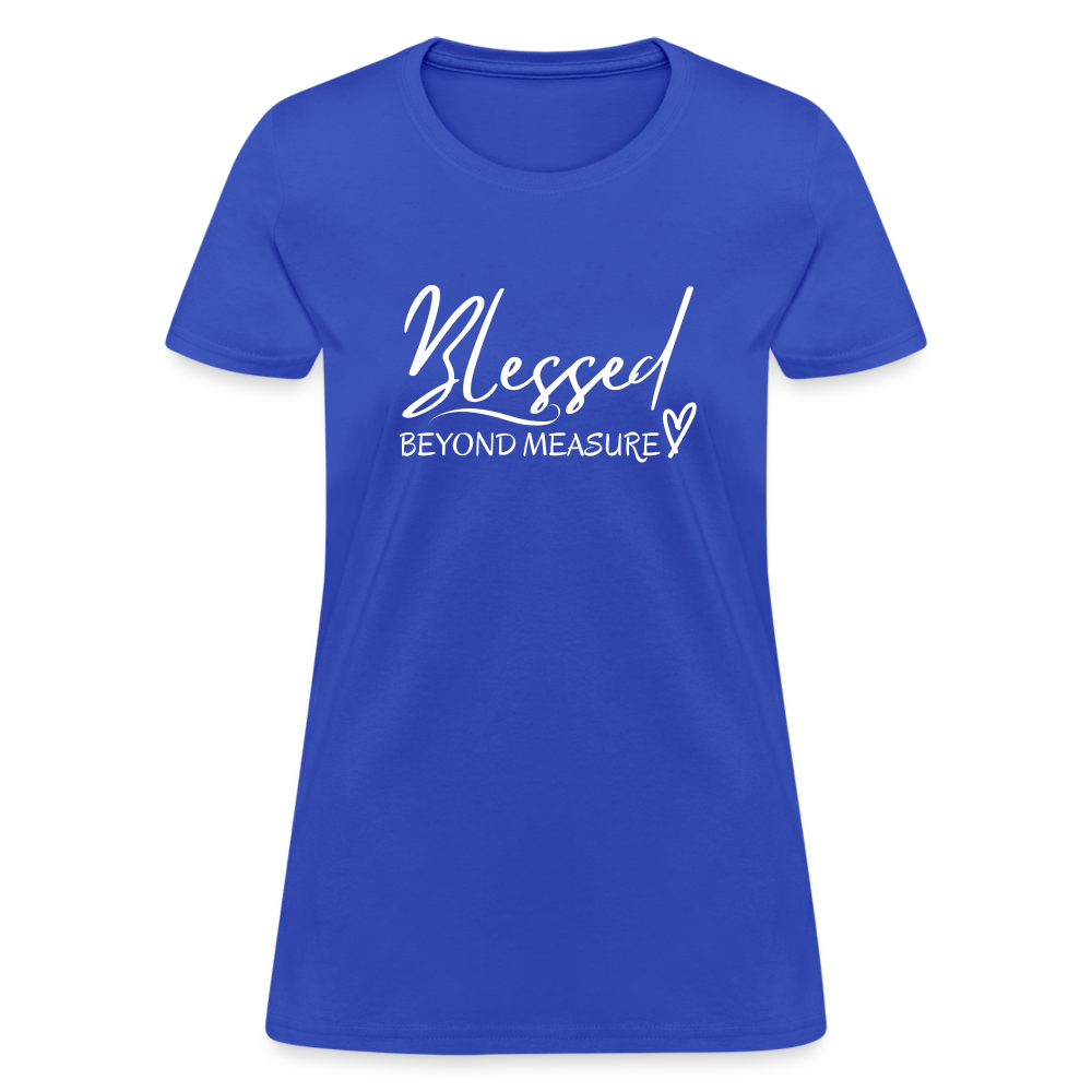 Blessed Beyond Measure Shirt - royal blue