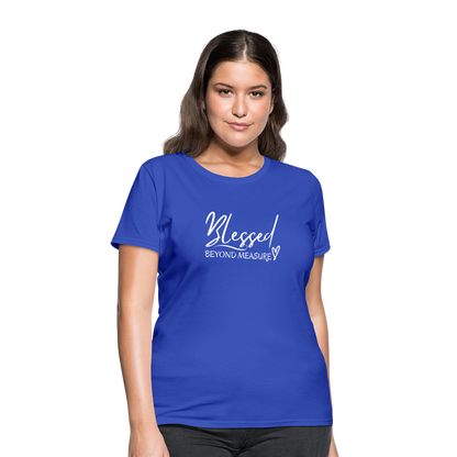 Blessed Beyond Measure Shirt - royal blue