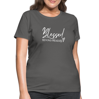 Blessed Beyond Measure Shirt - charcoal