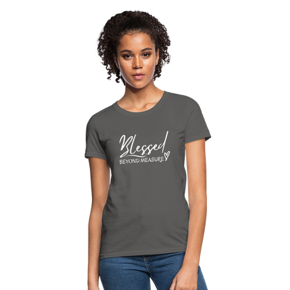 Blessed Beyond Measure Shirt - charcoal