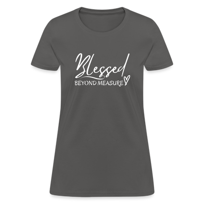 Blessed Beyond Measure Shirt - charcoal