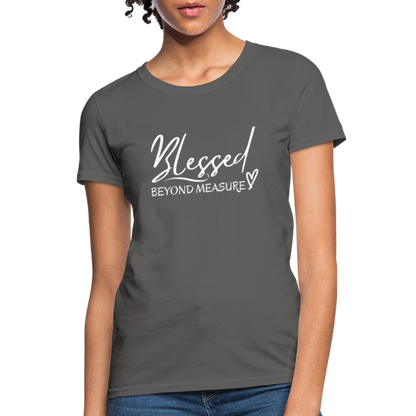 Blessed Beyond Measure Shirt - charcoal