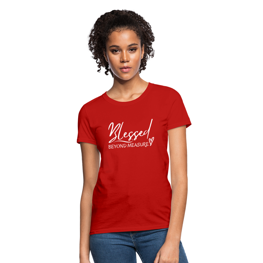 Blessed Beyond Measure Shirt - red