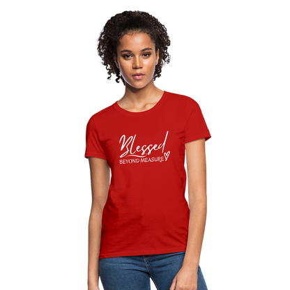 Blessed Beyond Measure Shirt - red