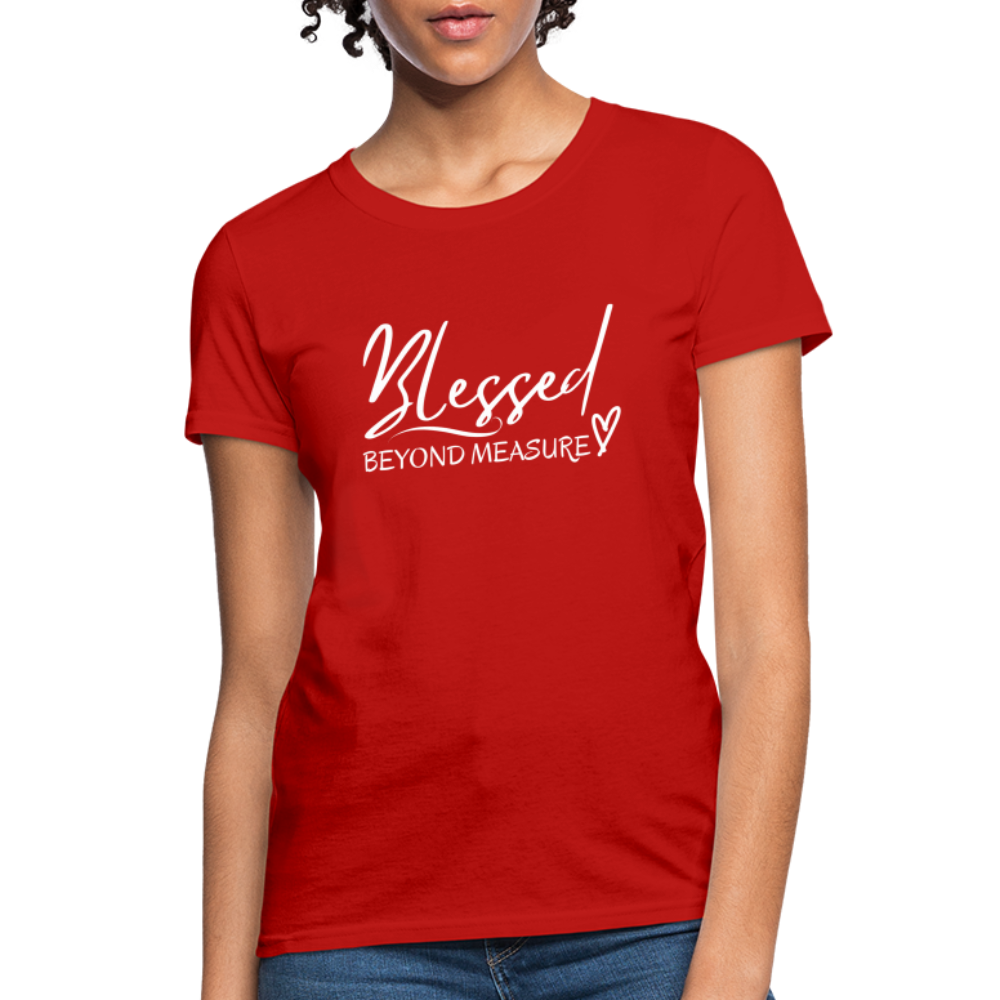 Blessed Beyond Measure Shirt - red