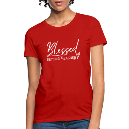 Blessed Beyond Measure Shirt - red