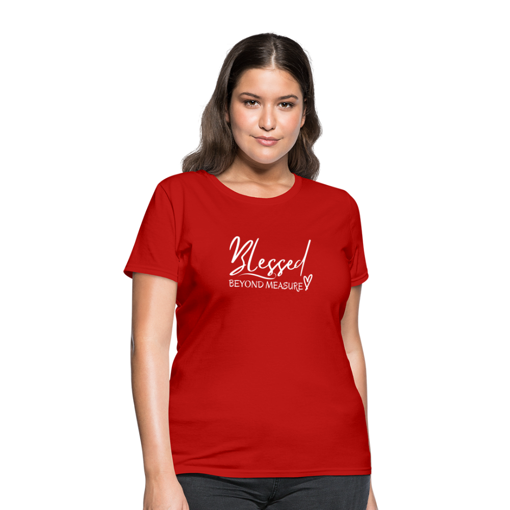 Blessed Beyond Measure Shirt - red