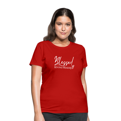 Blessed Beyond Measure Shirt - red