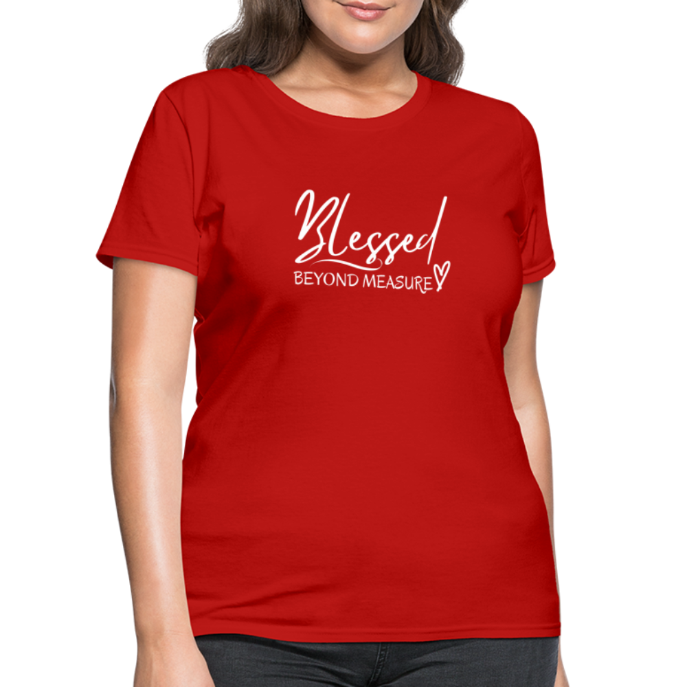 Blessed Beyond Measure Shirt - red