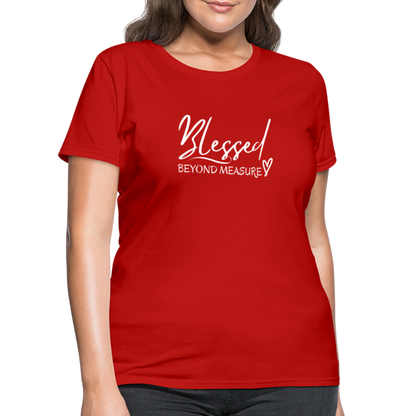 Blessed Beyond Measure Shirt - red