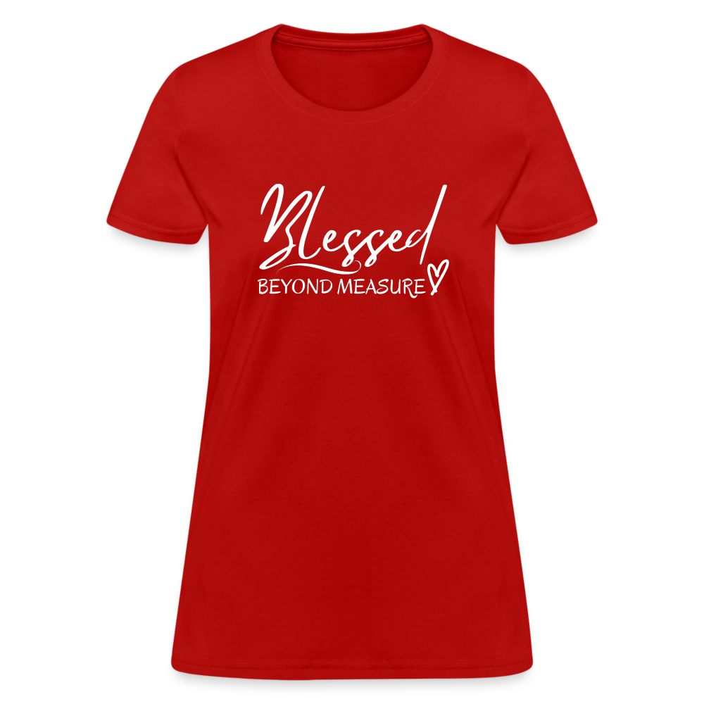 Blessed Beyond Measure Shirt - red