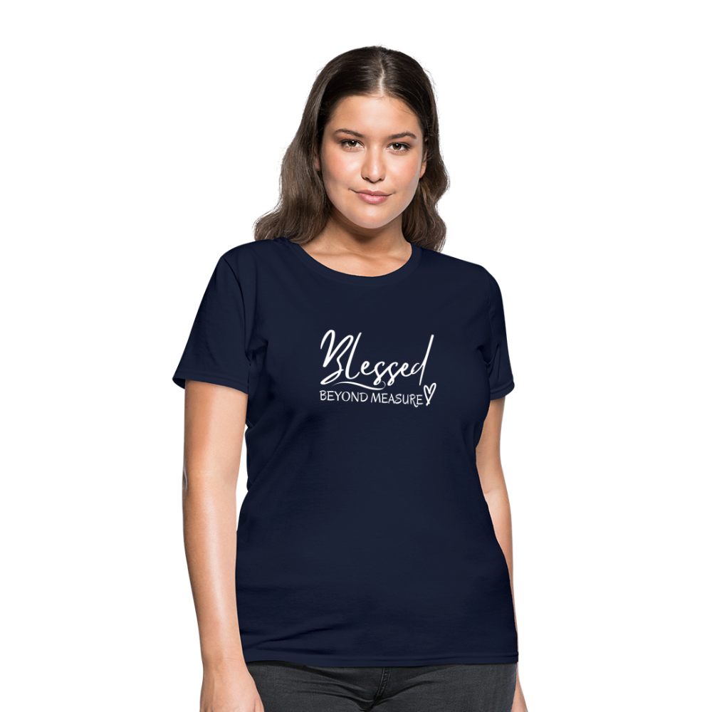 Blessed Beyond Measure Shirt - navy