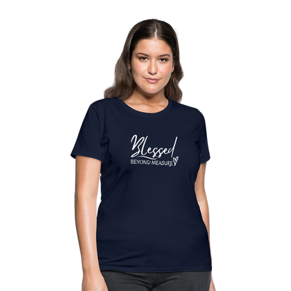 Blessed Beyond Measure Shirt - navy