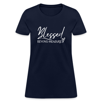 Blessed Beyond Measure Shirt - navy