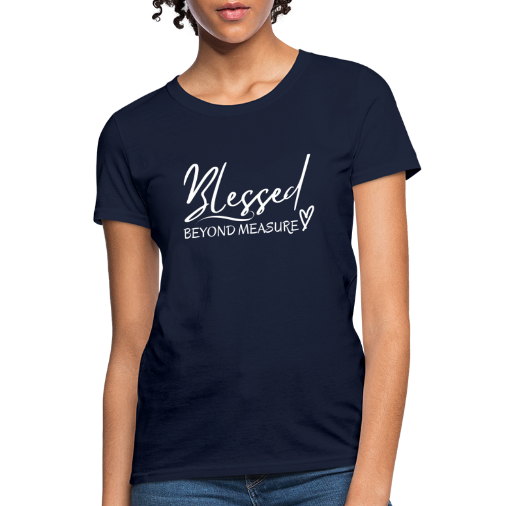 Blessed Beyond Measure Shirt - navy