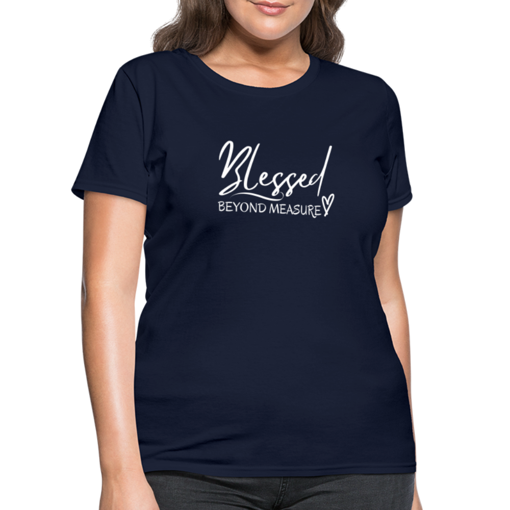 Blessed Beyond Measure Shirt - navy