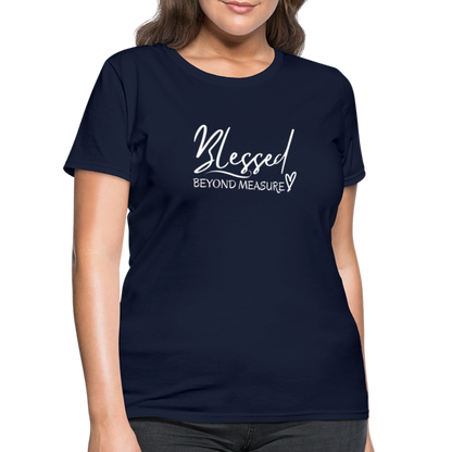 Blessed Beyond Measure Shirt - navy