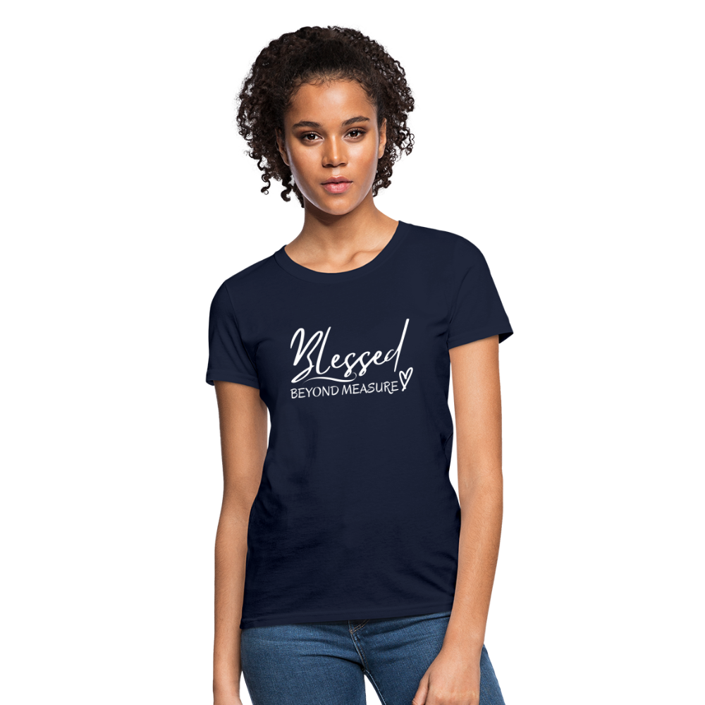 Blessed Beyond Measure Shirt - navy