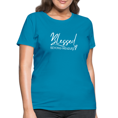 Blessed Beyond Measure Shirt - turquoise