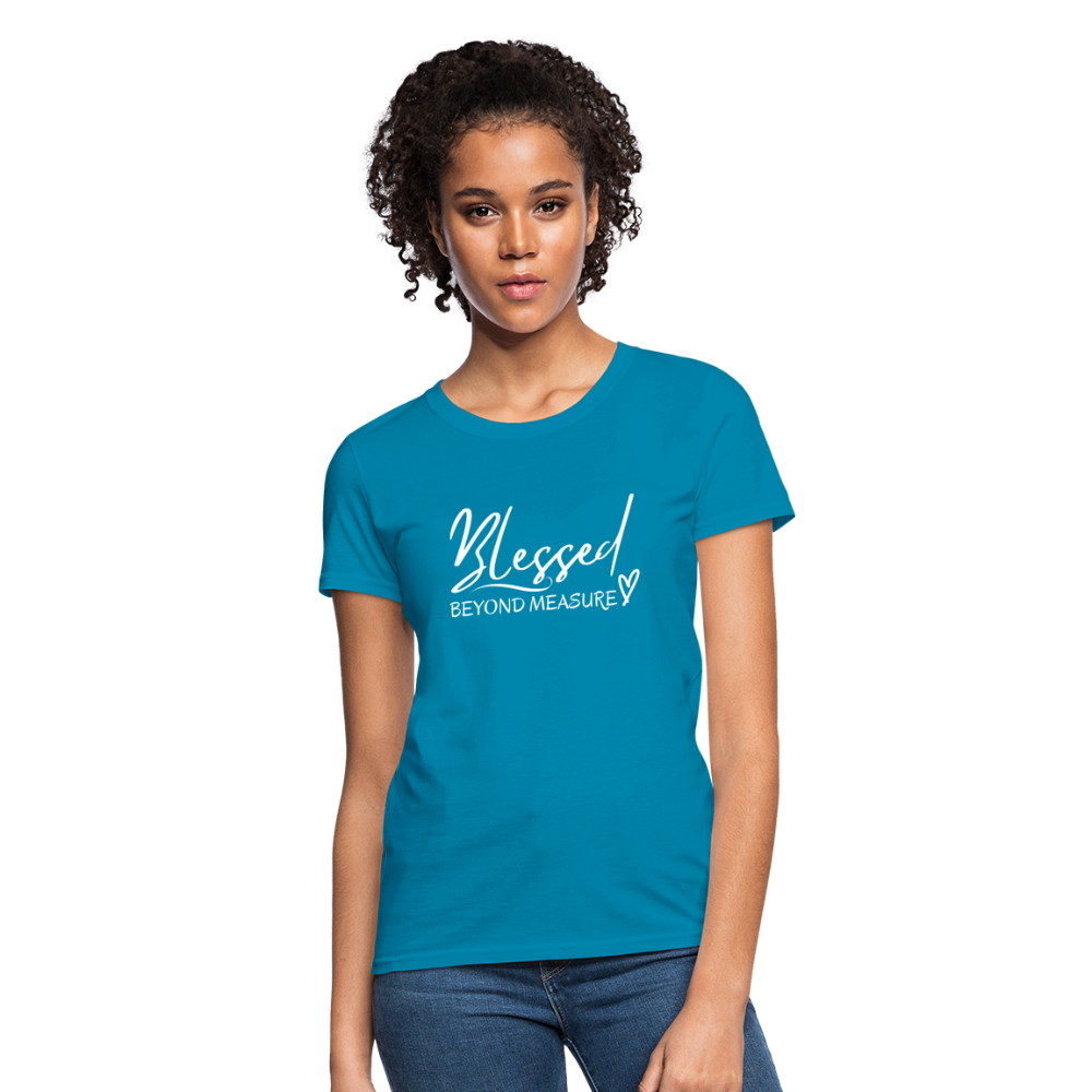 Blessed Beyond Measure Shirt - turquoise