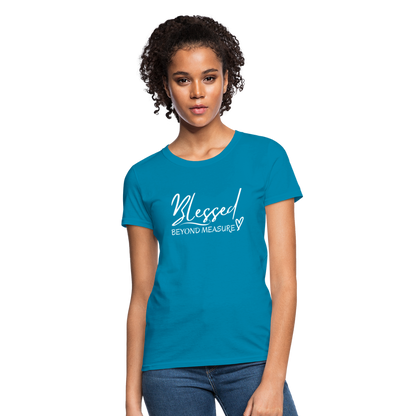 Blessed Beyond Measure Shirt - turquoise