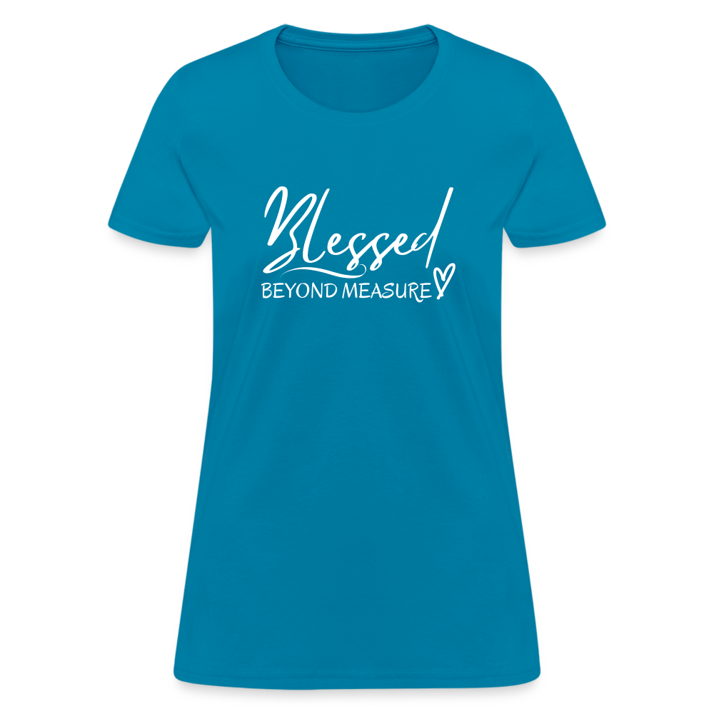 Blessed Beyond Measure Shirt - turquoise