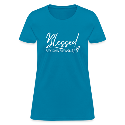 Blessed Beyond Measure Shirt - turquoise