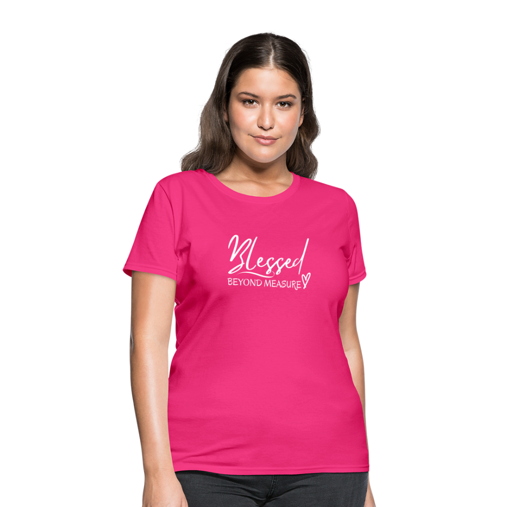 Blessed Beyond Measure Shirt - fuchsia