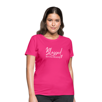 Blessed Beyond Measure Shirt - fuchsia