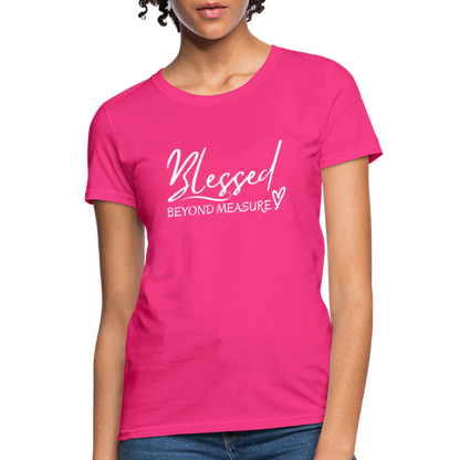 Blessed Beyond Measure Shirt - fuchsia