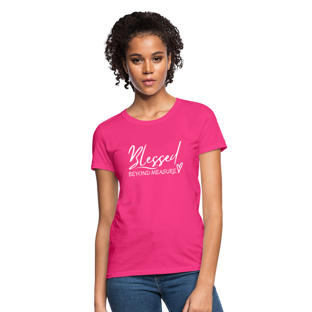 Blessed Beyond Measure Shirt - fuchsia