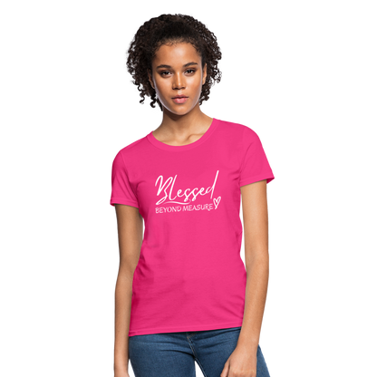 Blessed Beyond Measure Shirt - fuchsia