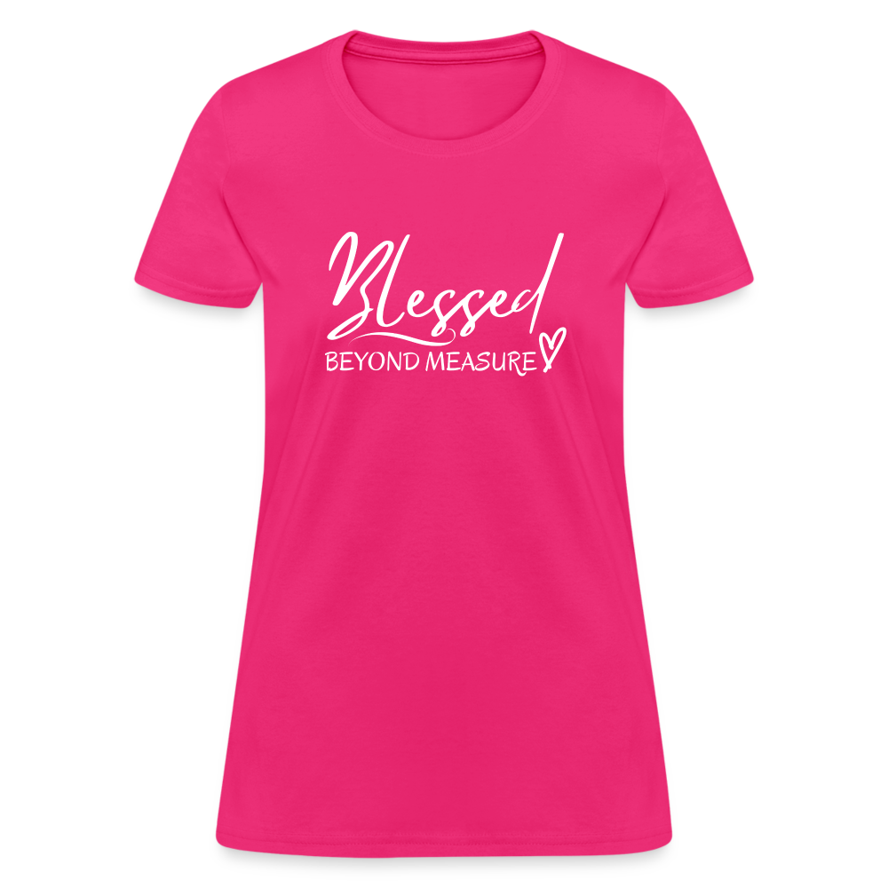 Blessed Beyond Measure Shirt - fuchsia