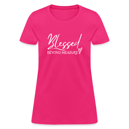 Blessed Beyond Measure Shirt - fuchsia