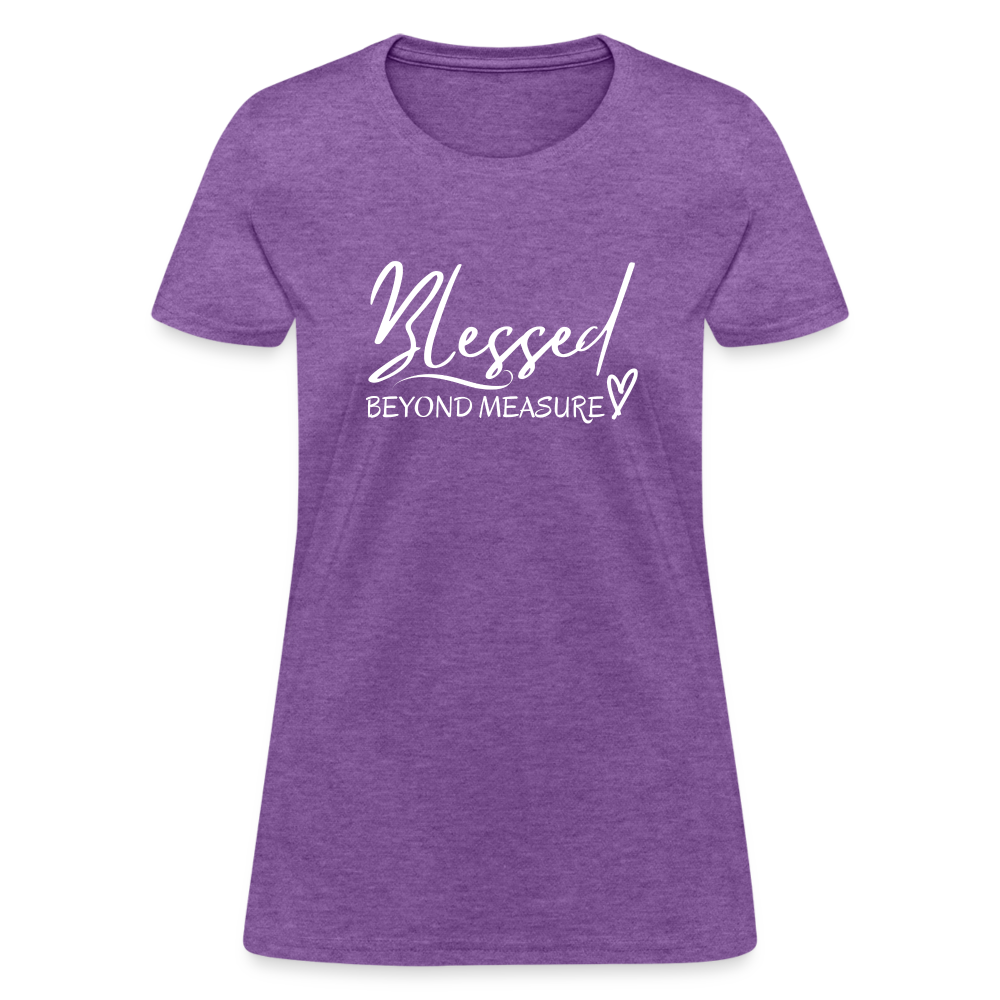 Blessed Beyond Measure Shirt - purple heather