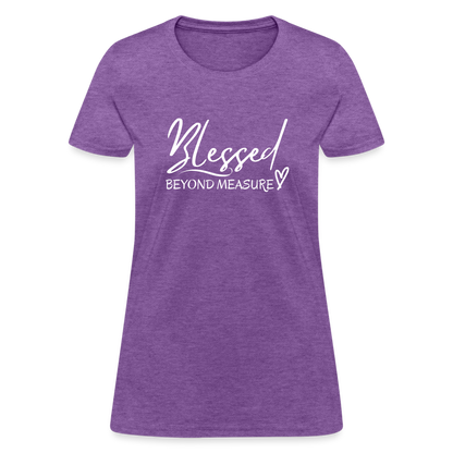 Blessed Beyond Measure Shirt - purple heather