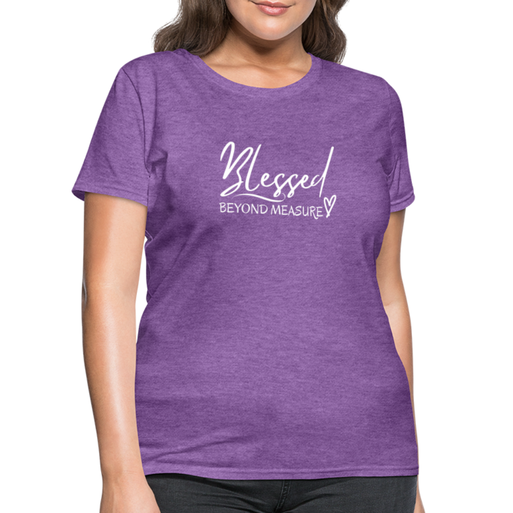 Blessed Beyond Measure Shirt - purple heather