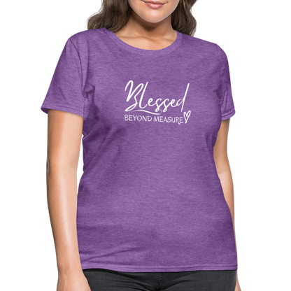 Blessed Beyond Measure Shirt - purple heather