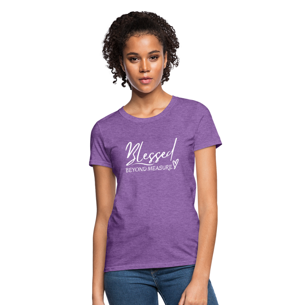 Blessed Beyond Measure Shirt - purple heather