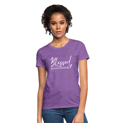 Blessed Beyond Measure Shirt - purple heather