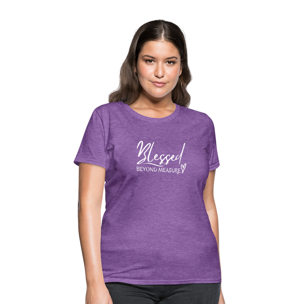 Blessed Beyond Measure Shirt - purple heather