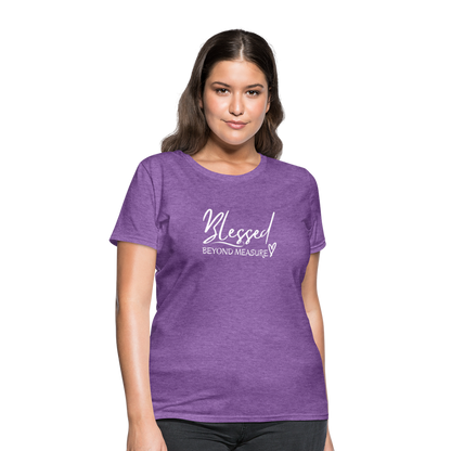 Blessed Beyond Measure Shirt - purple heather