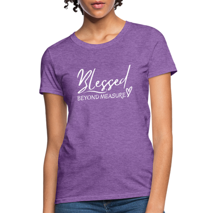 Blessed Beyond Measure Shirt - purple heather