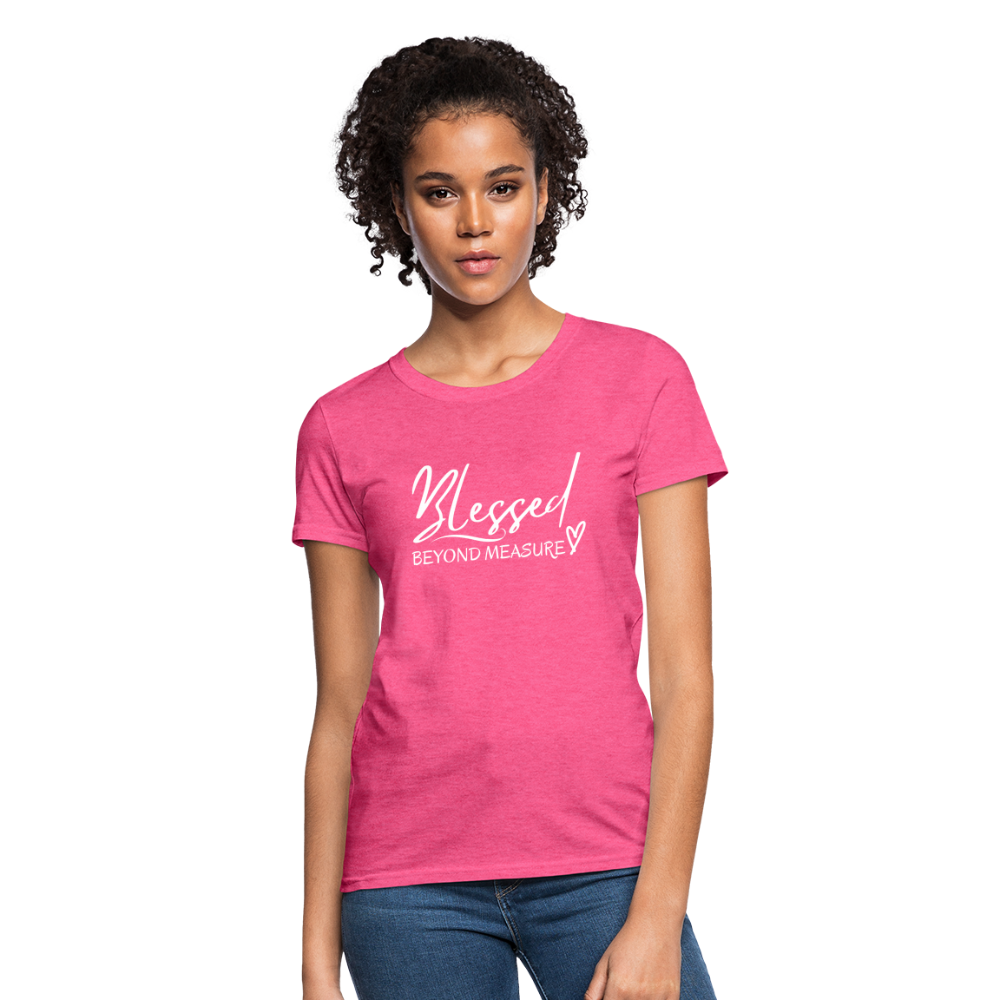 Blessed Beyond Measure Shirt - heather pink