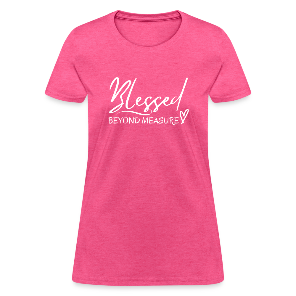 Blessed Beyond Measure Shirt - heather pink