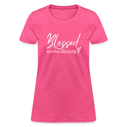 Blessed Beyond Measure Shirt - heather pink