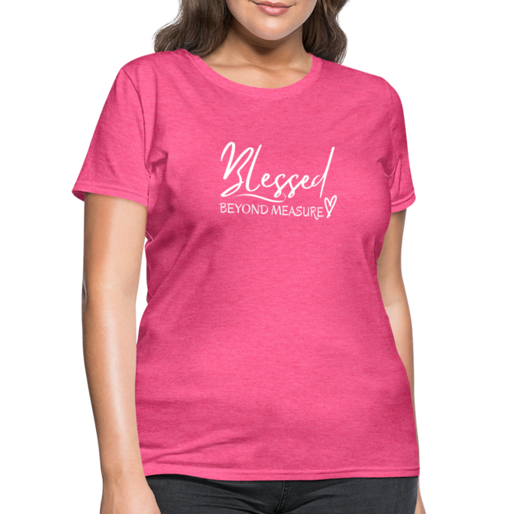 Blessed Beyond Measure Shirt - heather pink