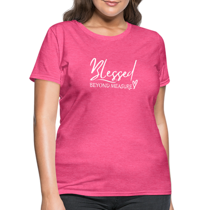 Blessed Beyond Measure Shirt - heather pink