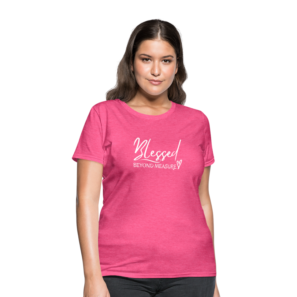 Blessed Beyond Measure Shirt - heather pink